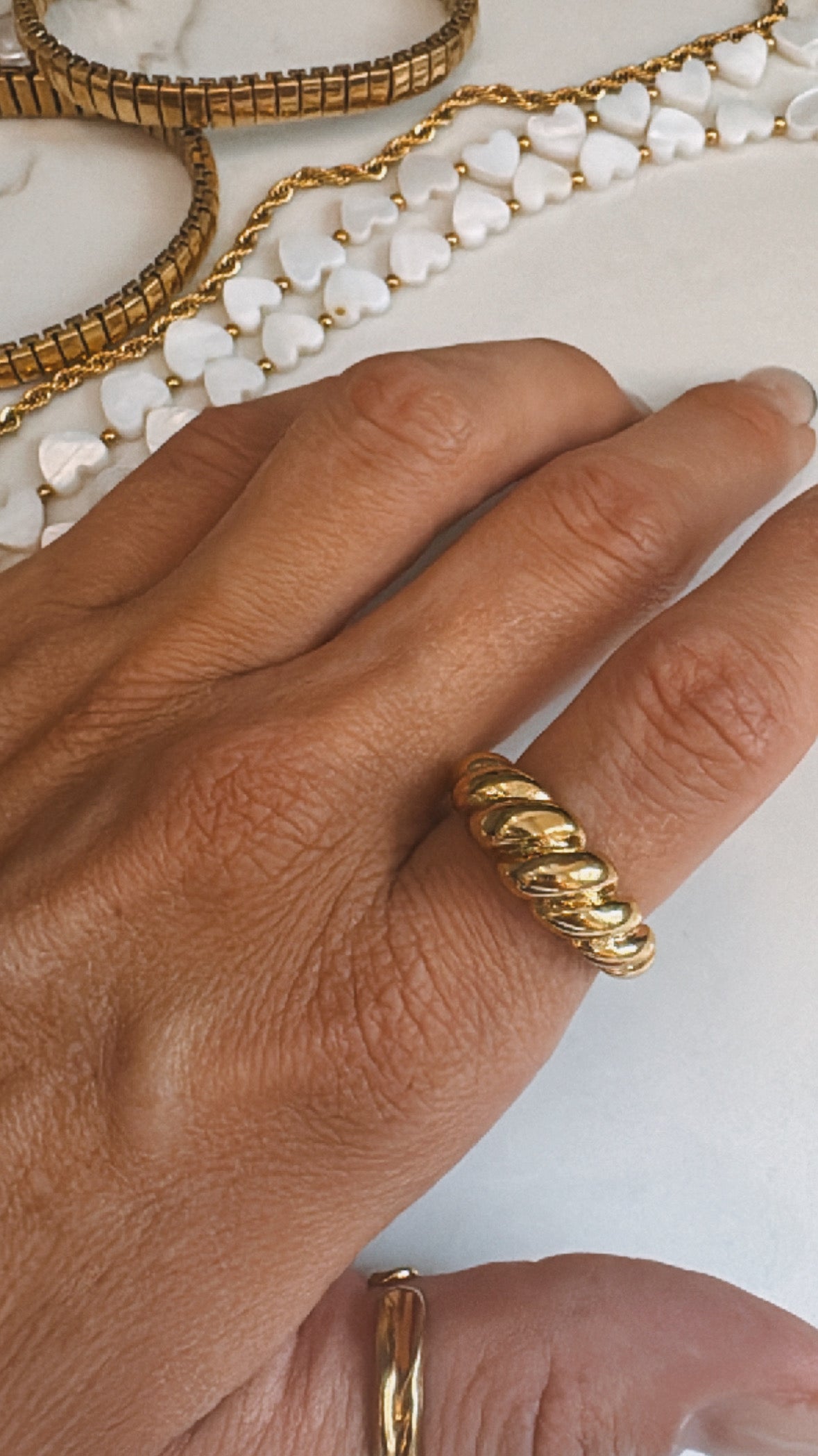 French Twist Ring