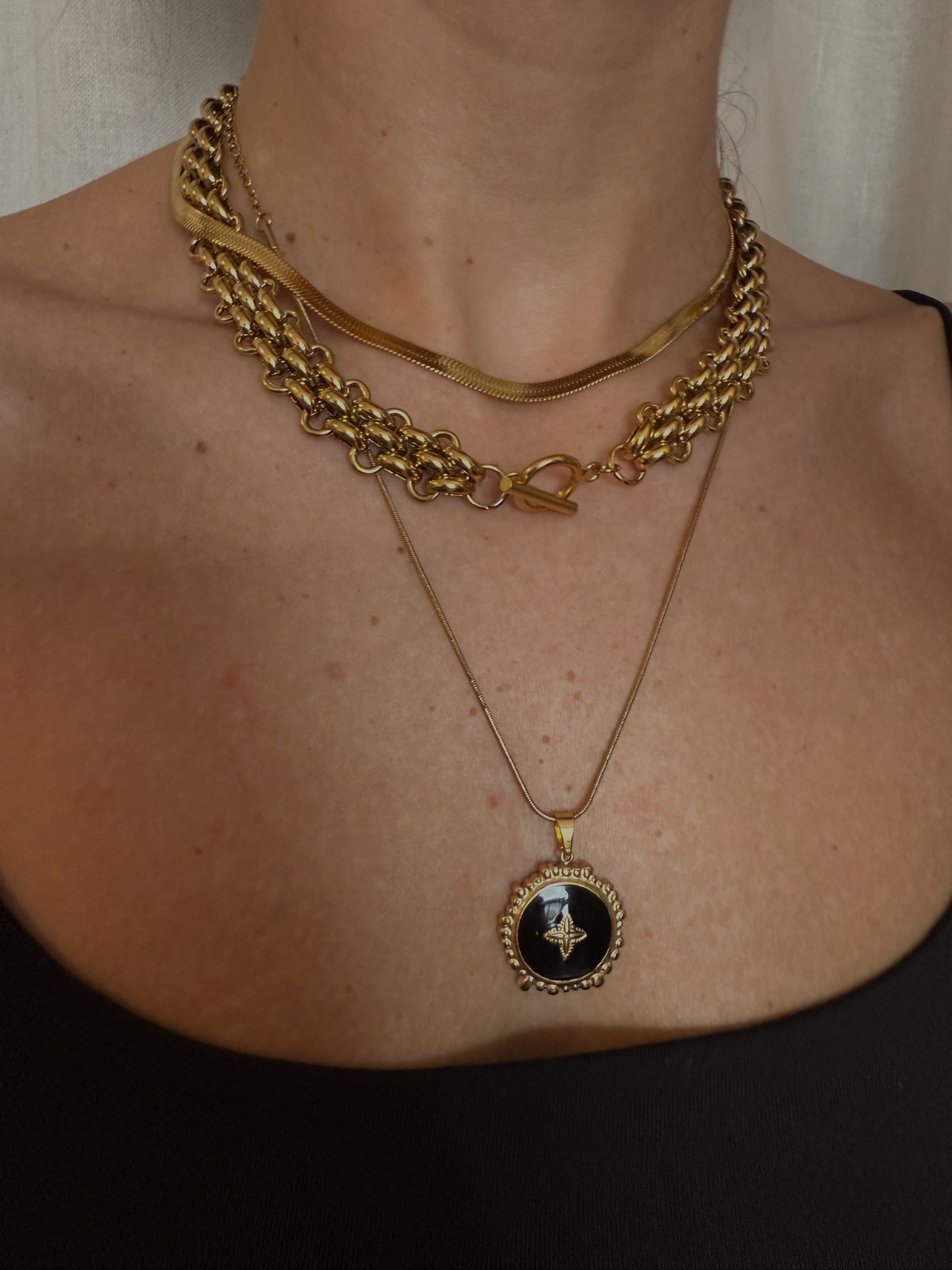 3 Piece Babe Necklace Set