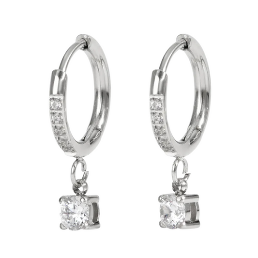 Sparkle Charm Huggies