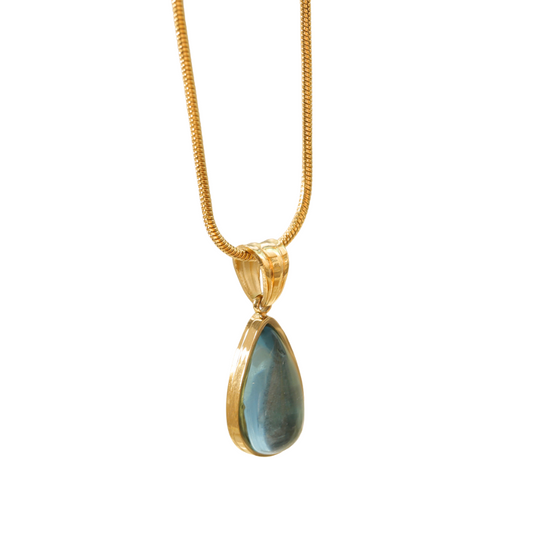 Sea Glass Drop Necklaces