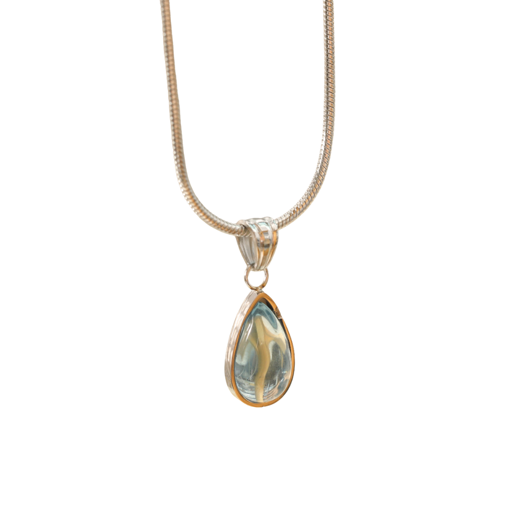 Sea Glass Drop Necklaces