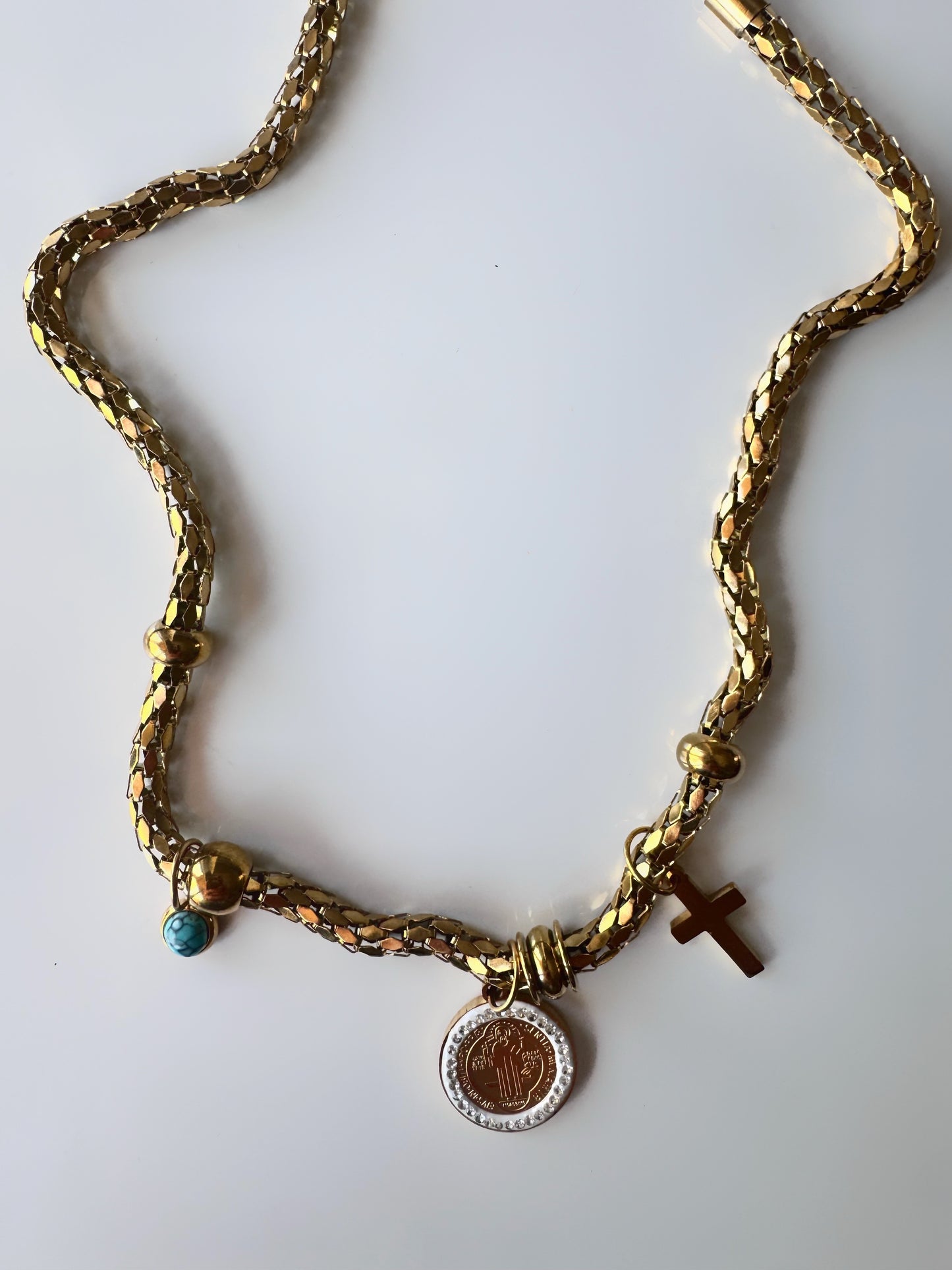 Scottie Cross Charm Necklace