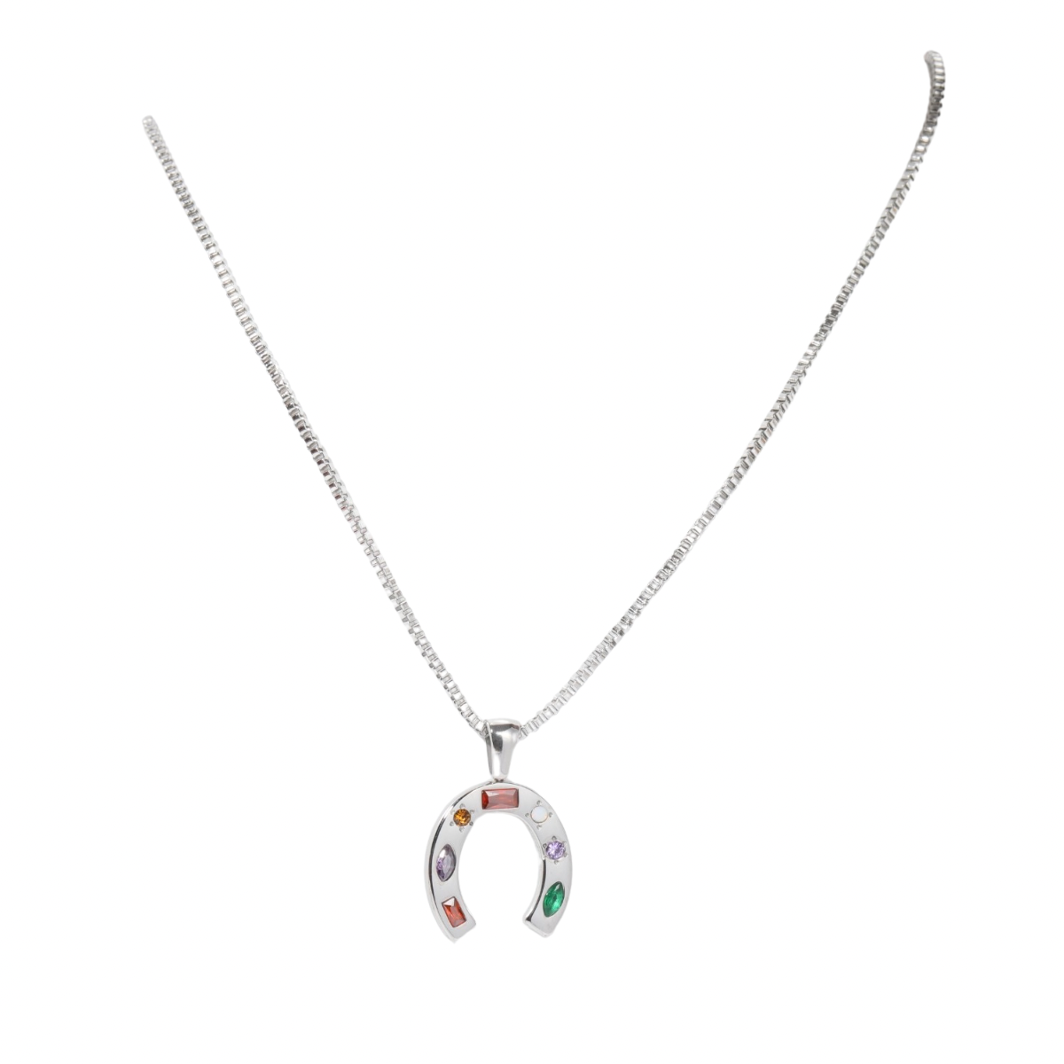 Lucky You Horse Shoe Necklace