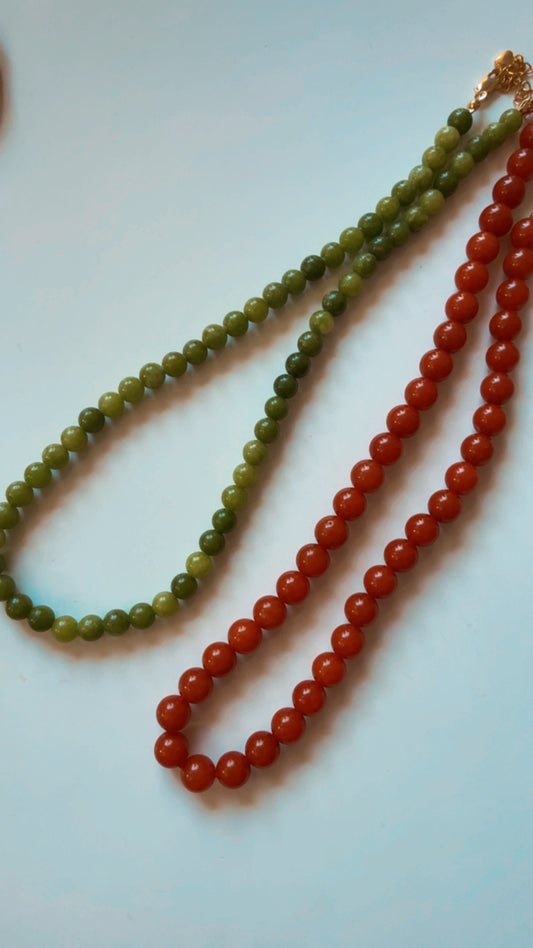 Rosie Bead Necklace (2 colors)