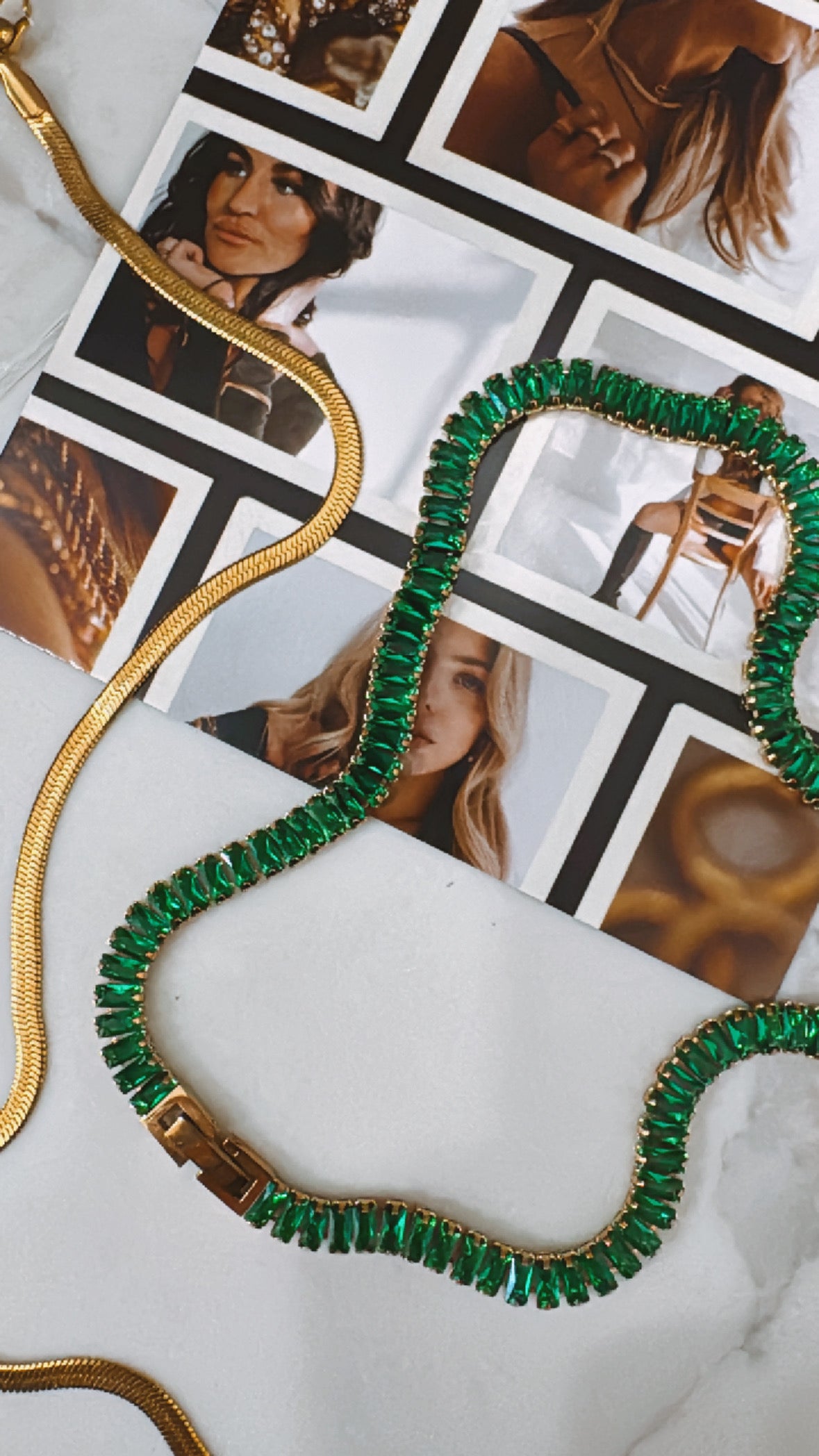 Emerald Tennis Choker