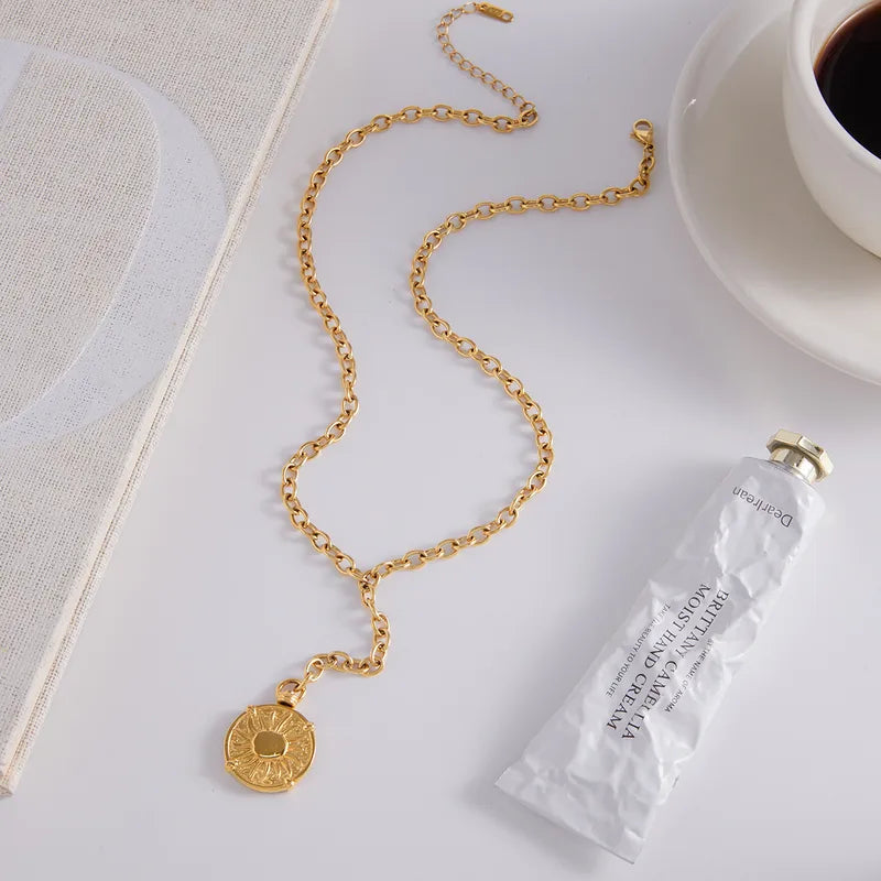 Goldie Chain Drop Necklace
