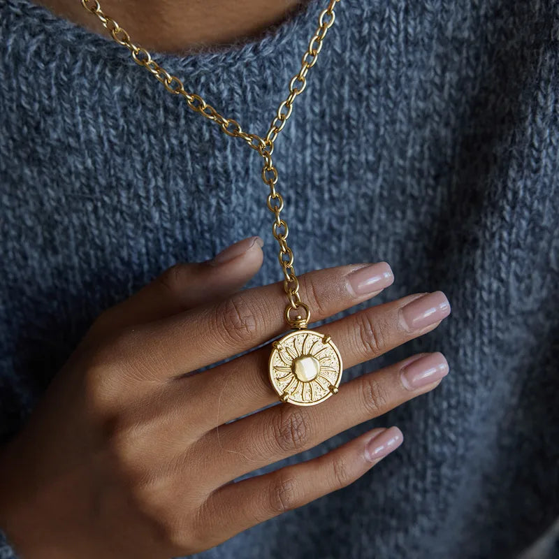 Goldie Chain Drop Necklace