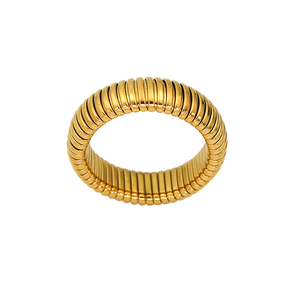 Golden Wave Ring