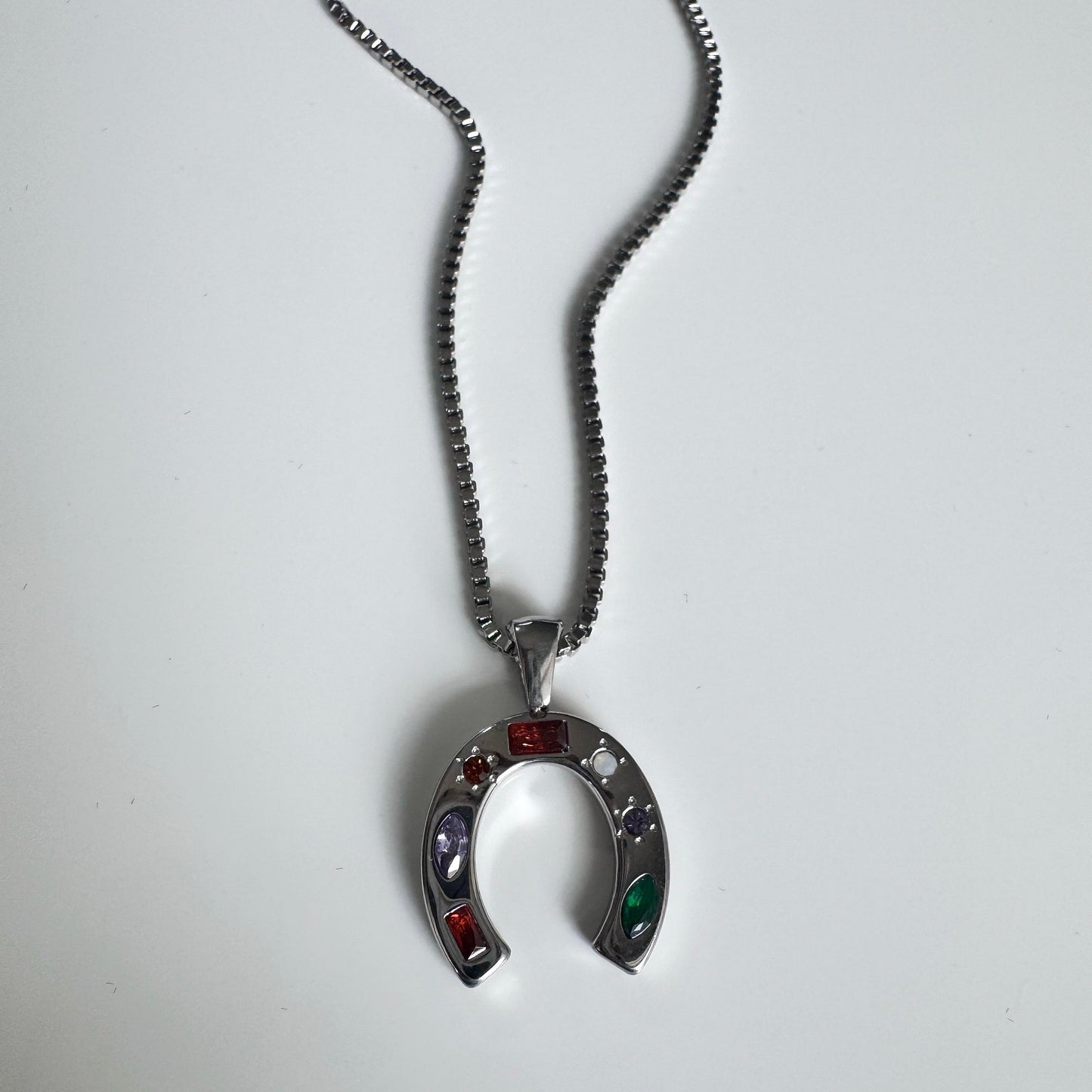 Lucky You Horse Shoe Necklace