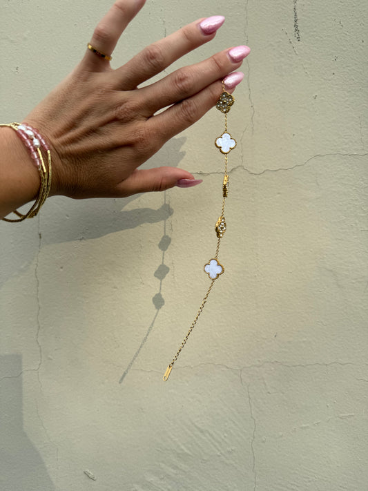 Diamond Clover Bracelet