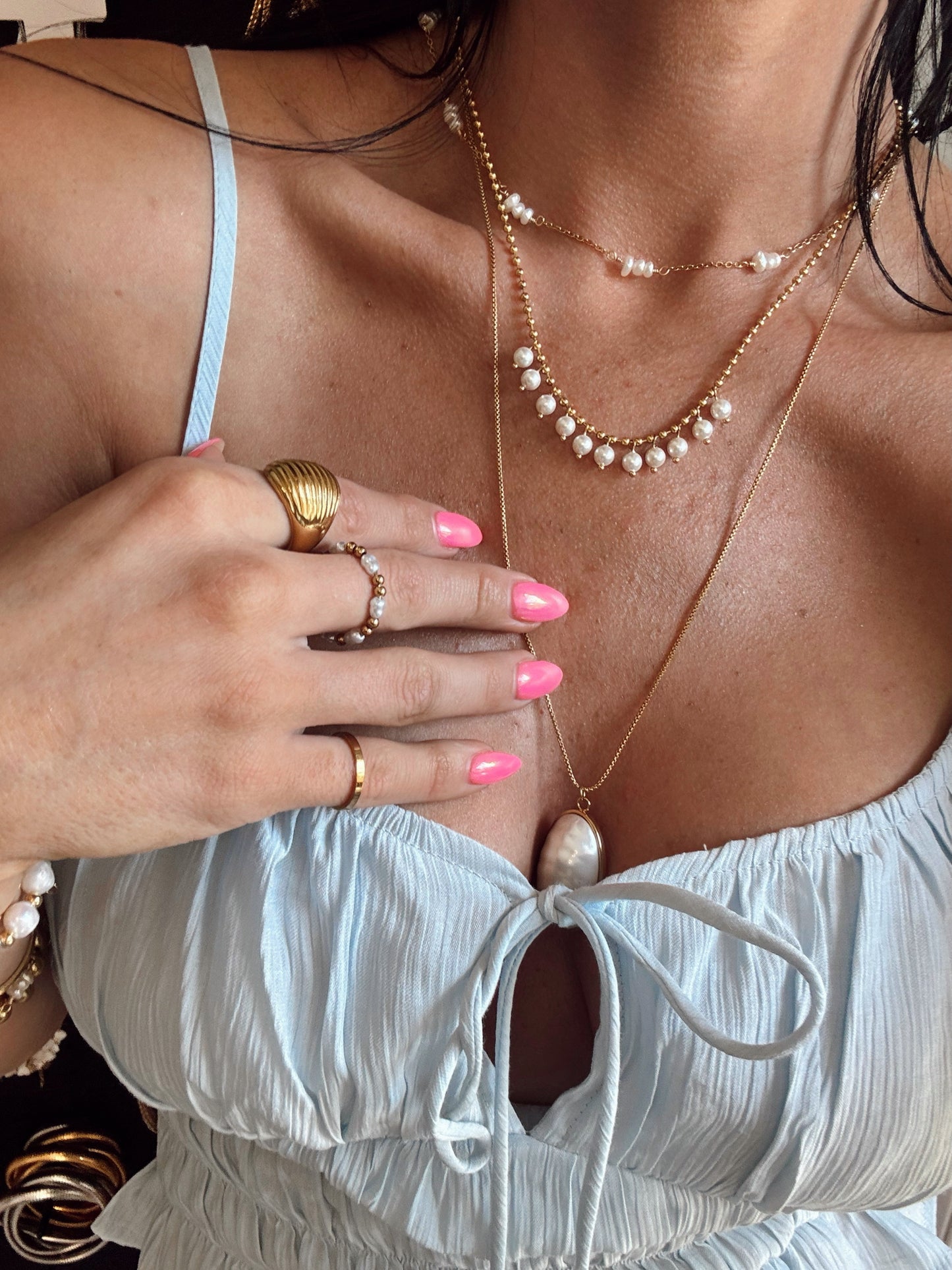 Zariah Pearls Necklace