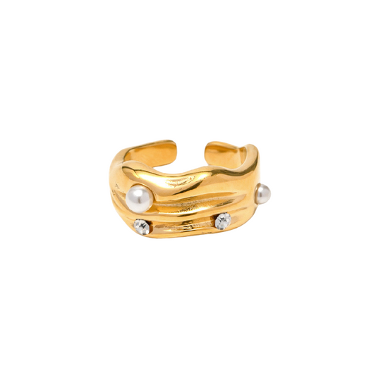 Ocean Pearl (Open) Ring