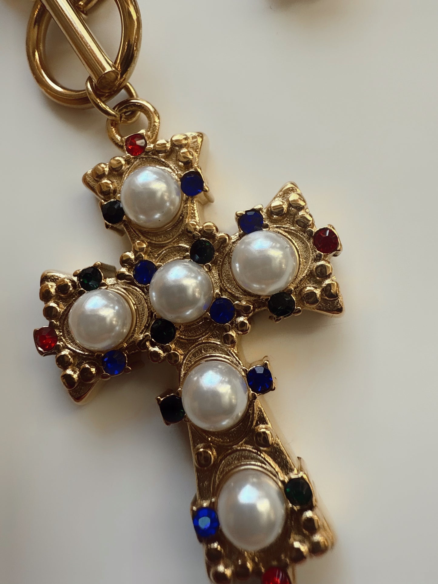 Chunky Revival Luxe Cross Necklace