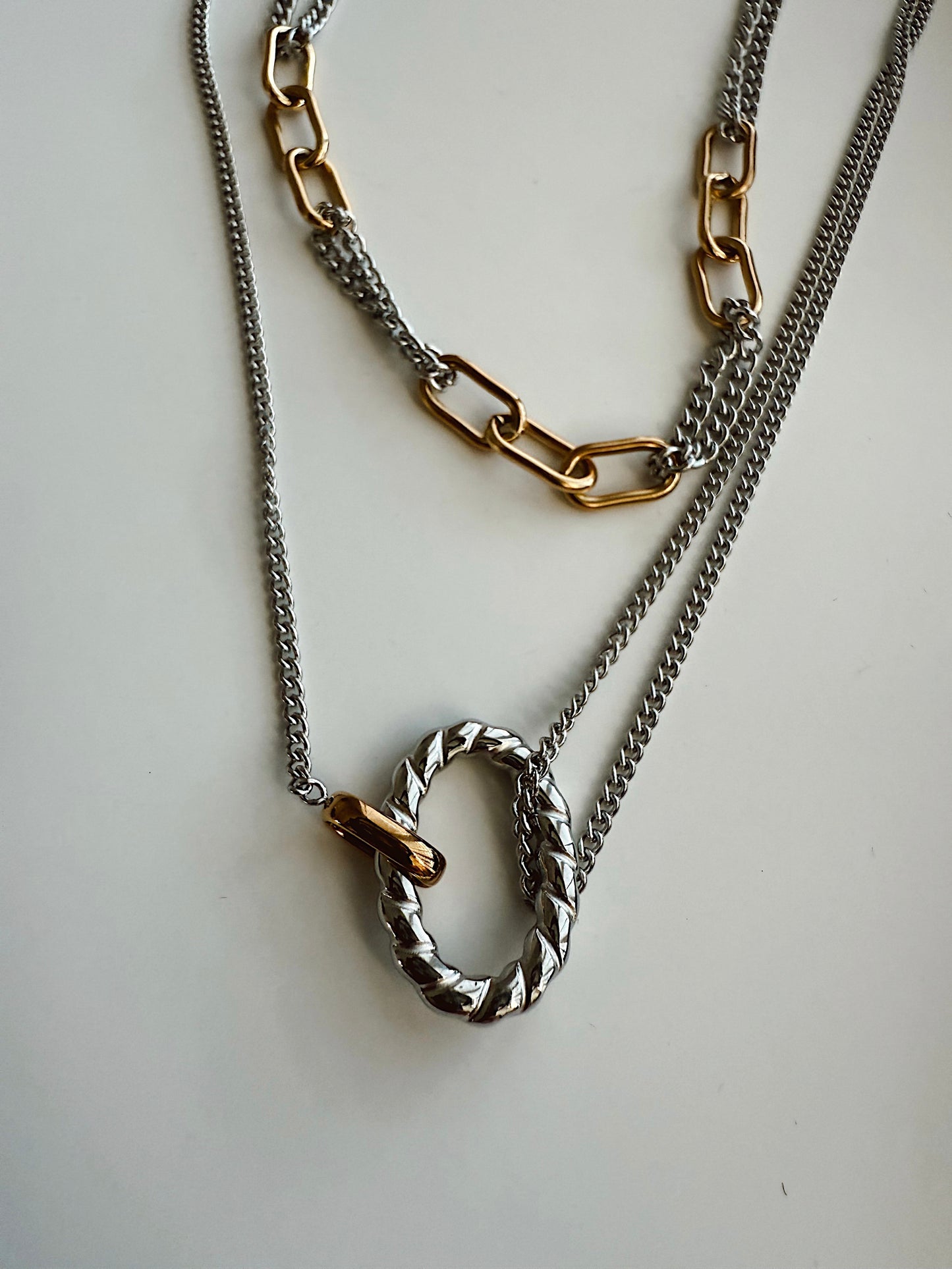 Amelia Mixed Metals Necklace