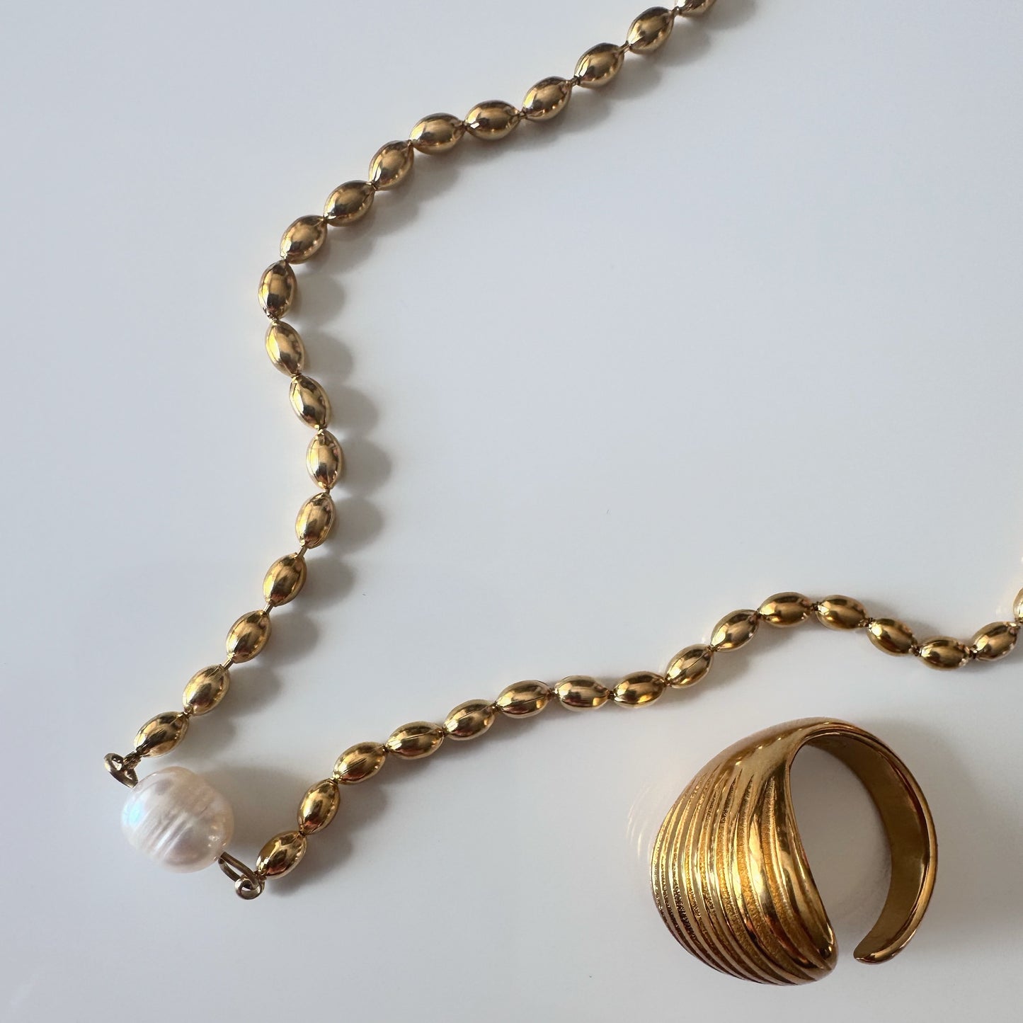 Ocea Pearl Beaded Necklace