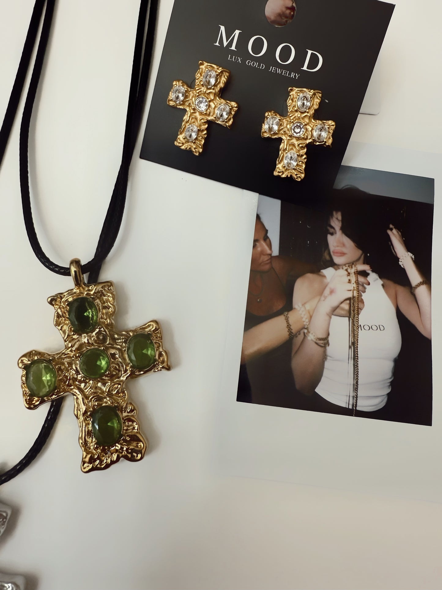 Elizabeth Cross Necklace