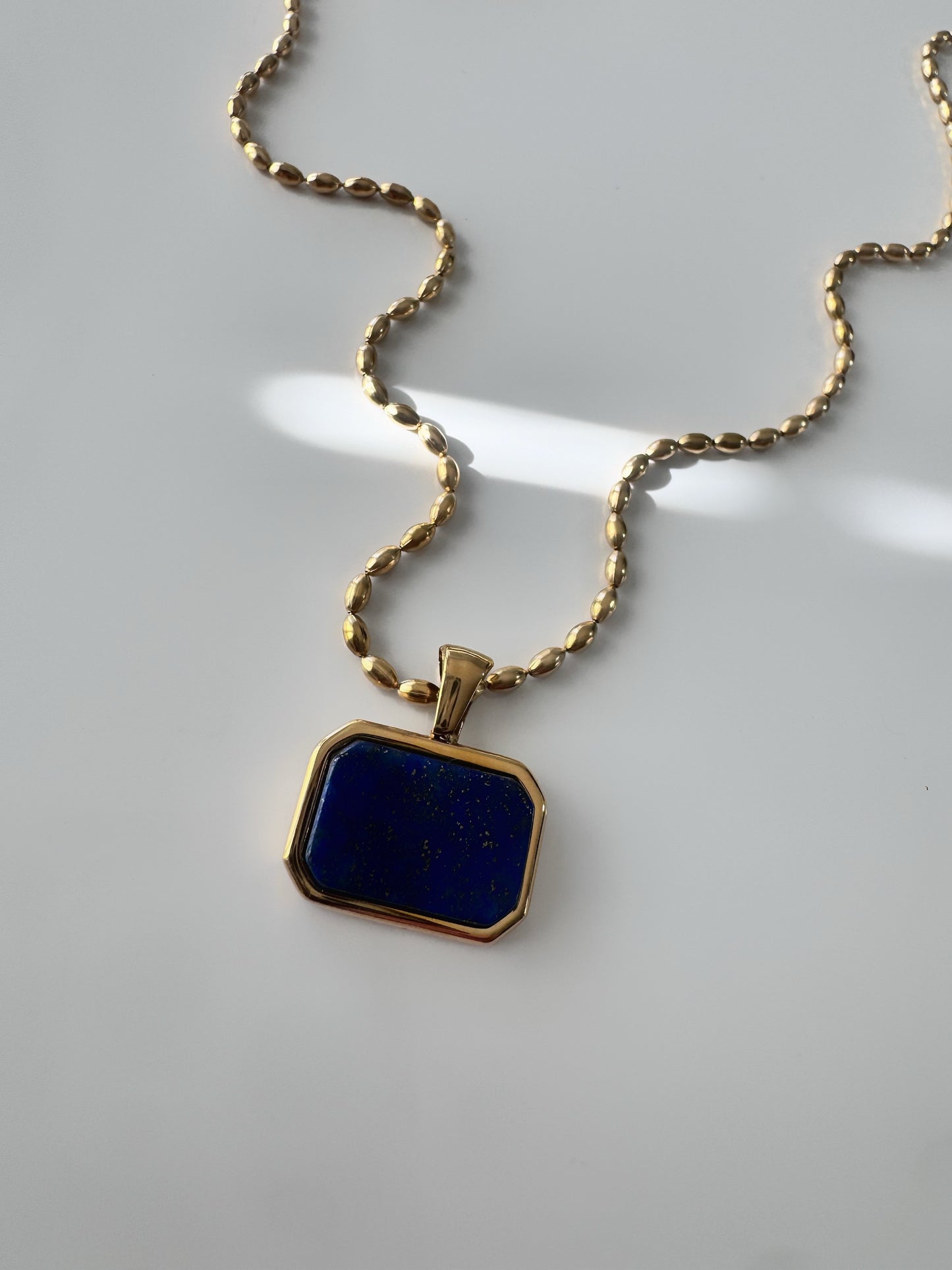 Santorini Blue Pendant Necklace