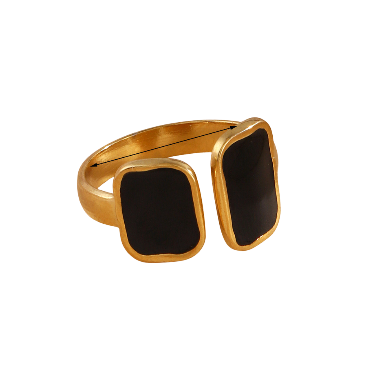 Black Concert Statement Ring