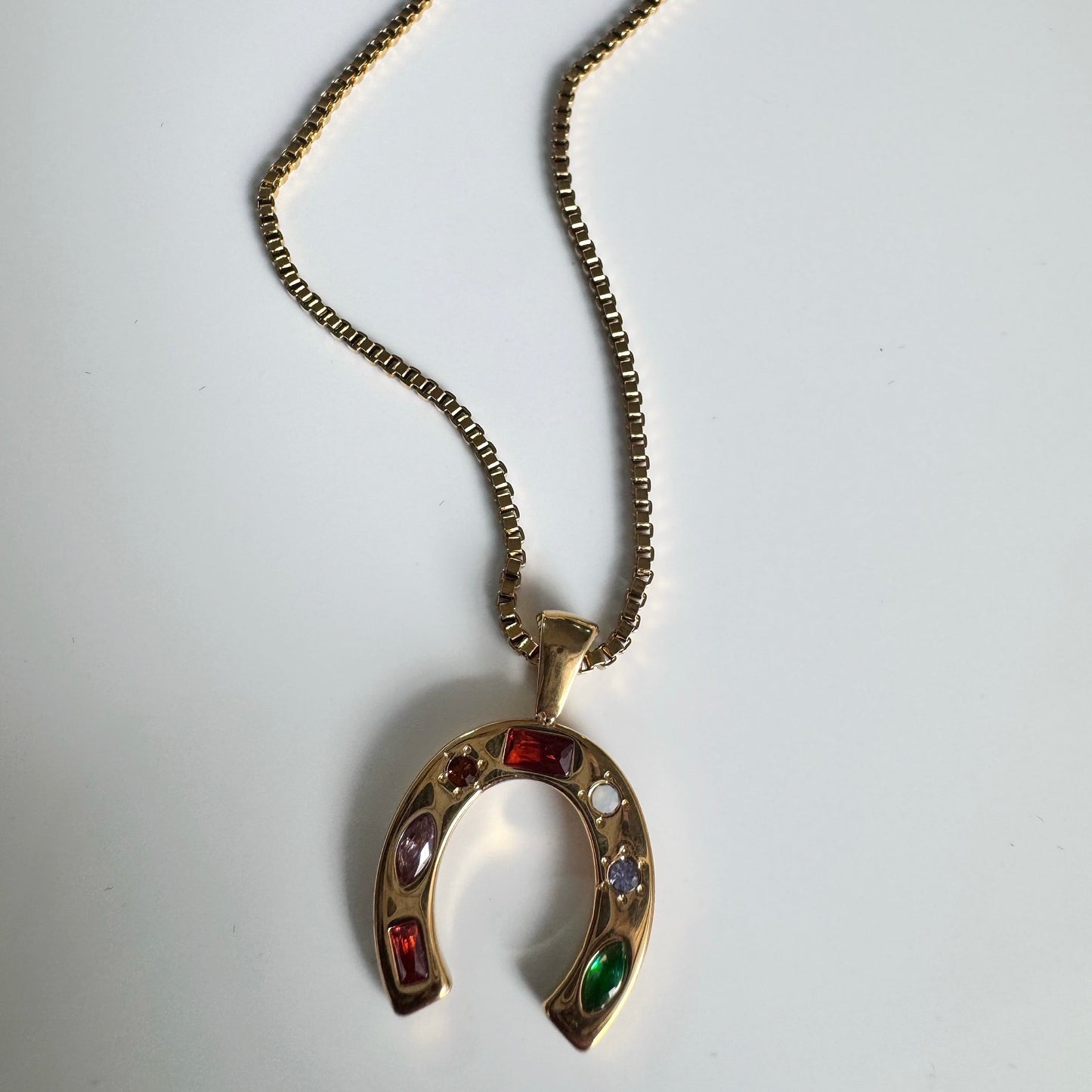 Lucky You Horse Shoe Necklace