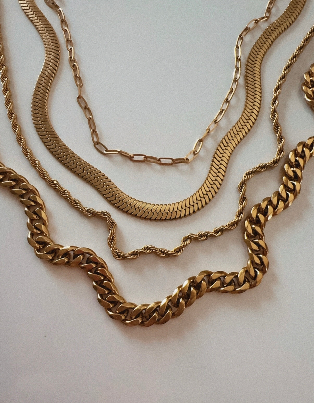 Dainty Paper Clip Necklace