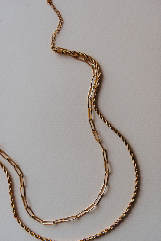 Pre-Stacked Addi Necklace Set