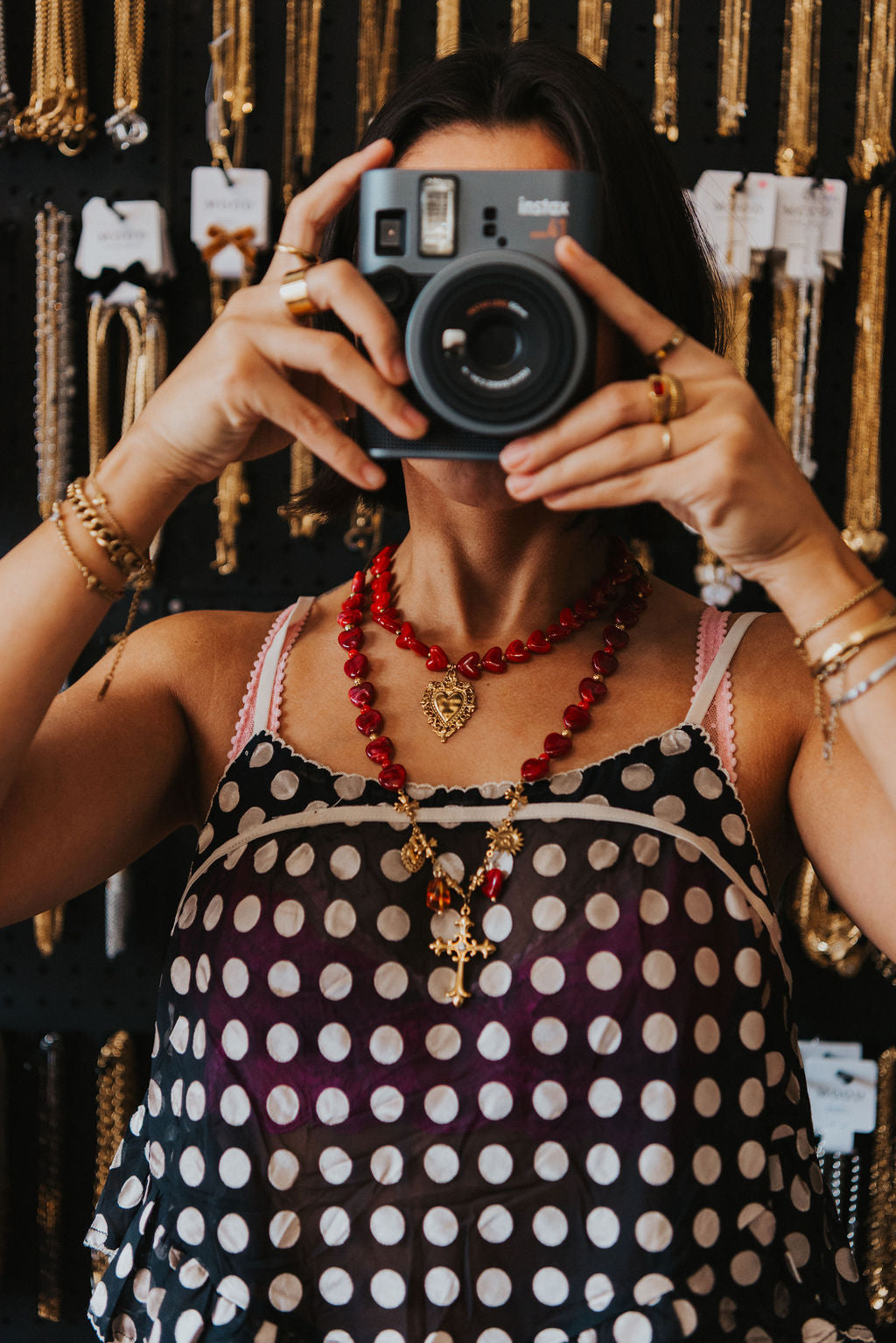 Scarlett Heart Statement Necklace