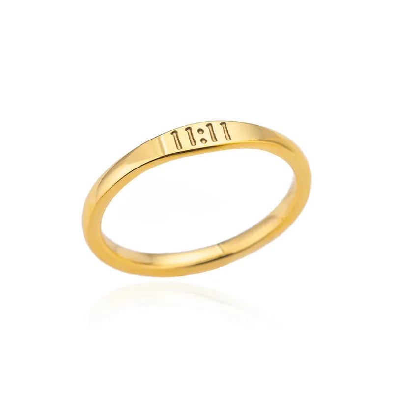 Dainty 11:11 Ring