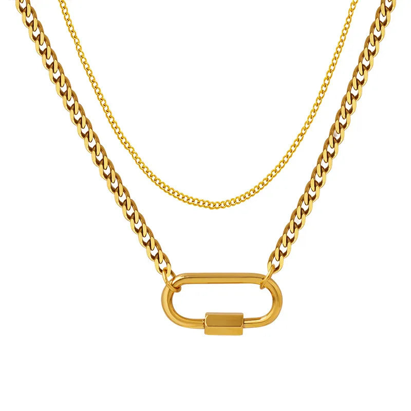 Reese Lock Pre-Stack Necklace
