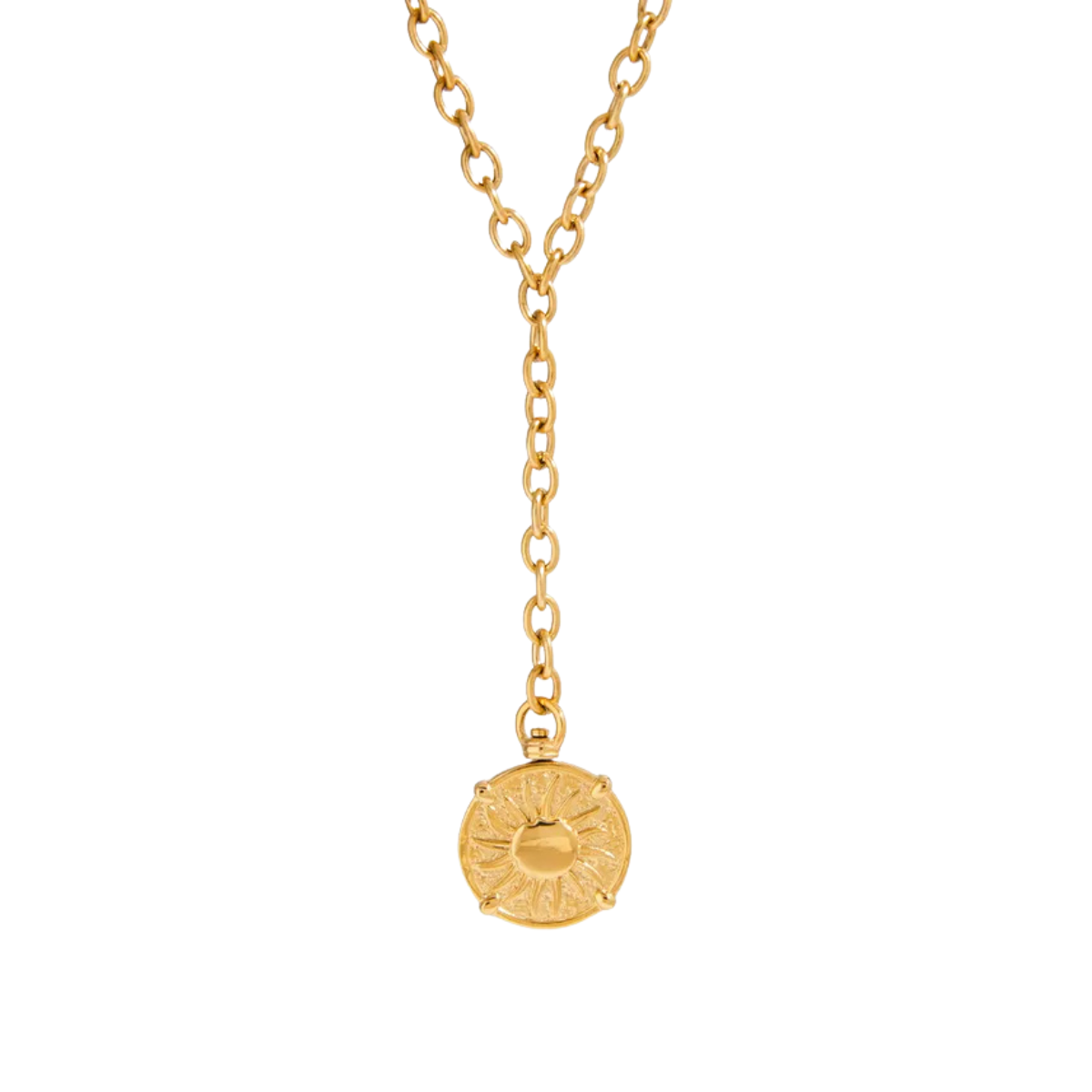 Goldie Chain Drop Necklace