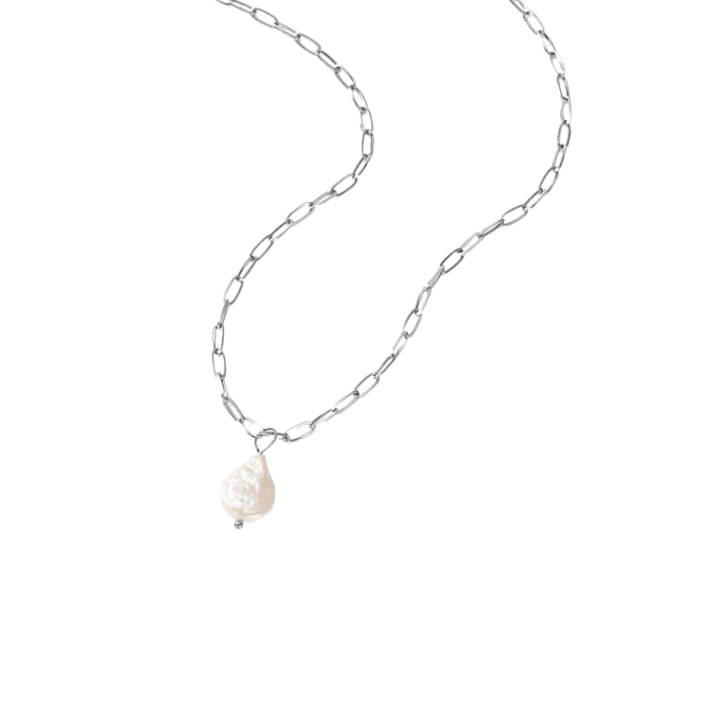 Lena Silver Pearl Drop