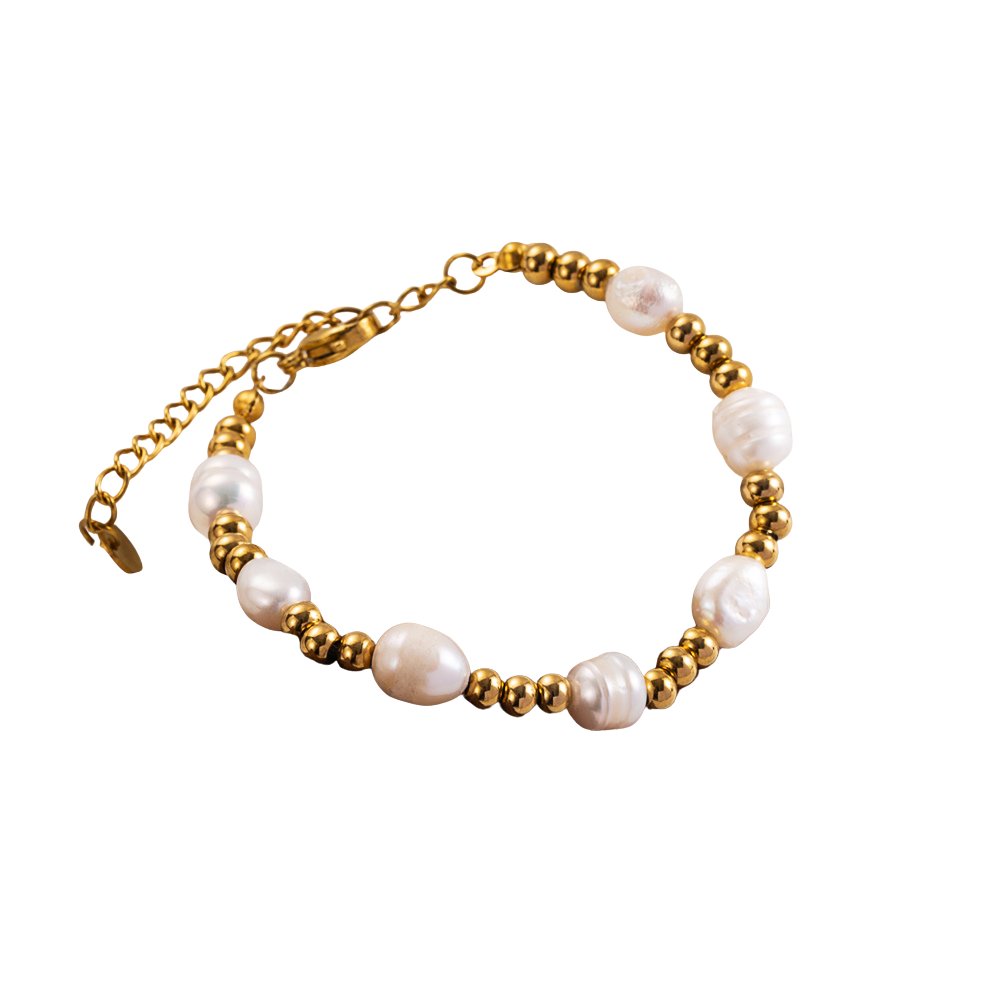 Santorini Vacation Pearl Bracelet
