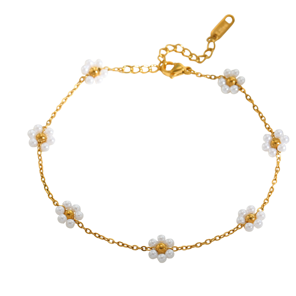Sunlit Daisy Anklet