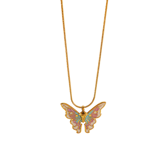 Butterfly Daydream Pendant Necklace