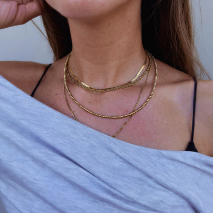 18k Dainty Gold Icon Necklace