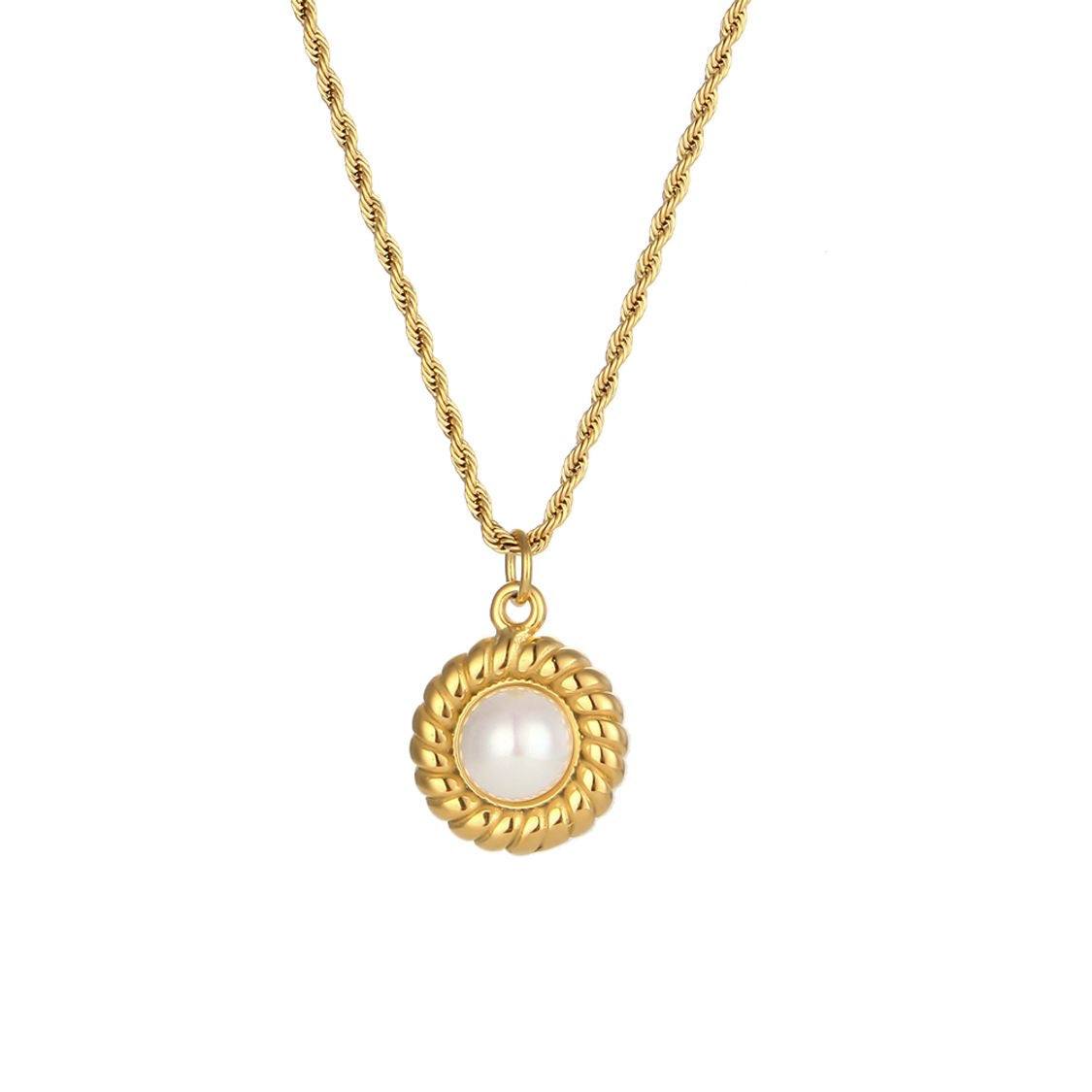 Lace Pearl Pendant