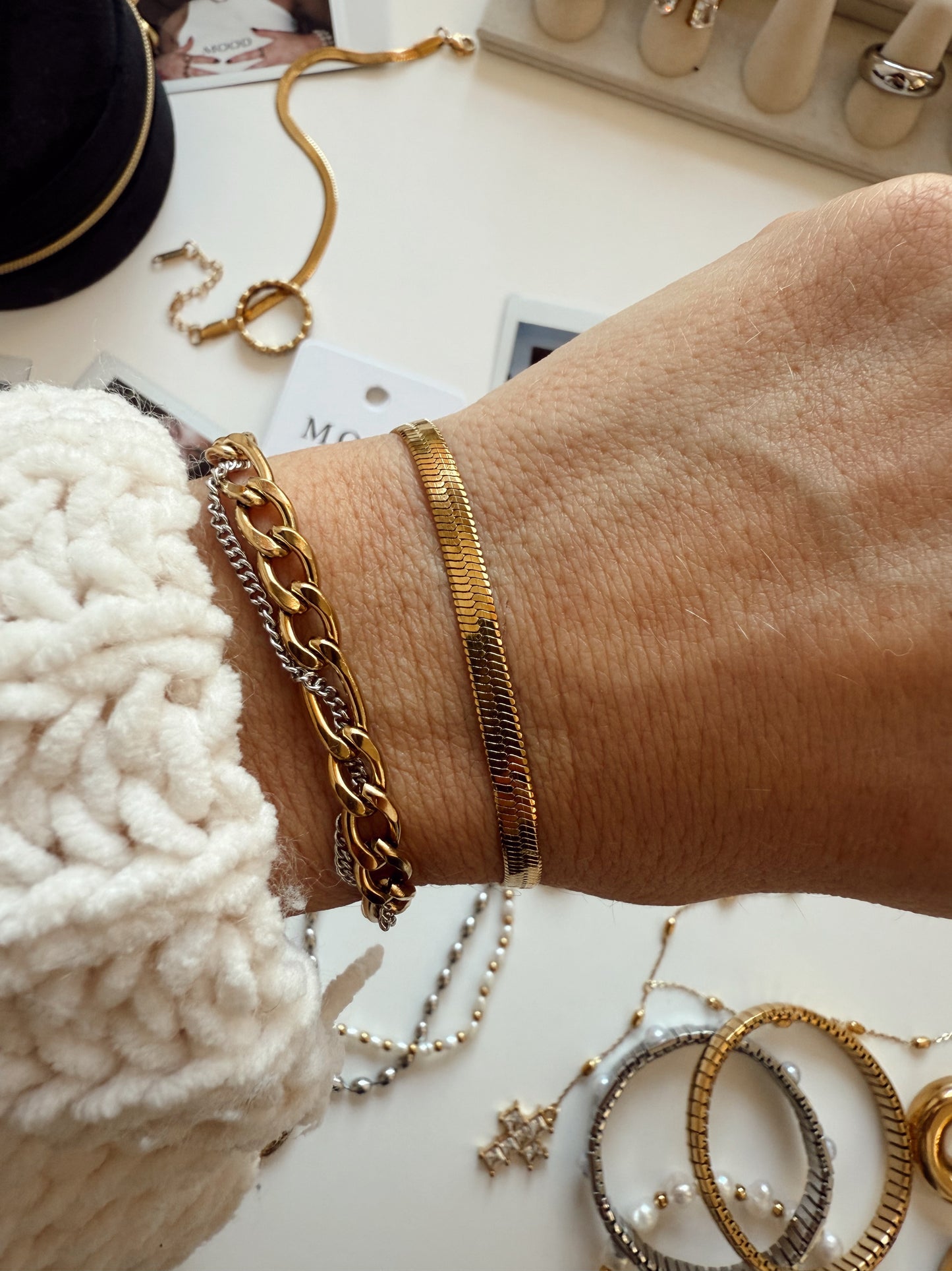 Macy Mixed Metals Bracelet