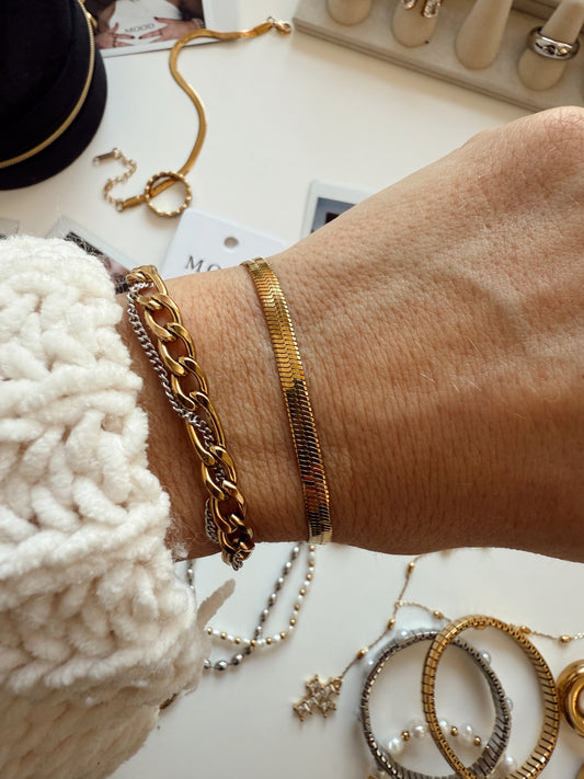 Macy Mixed Metals Bracelet