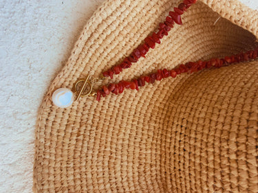 Cancun Pearl Rock Necklace