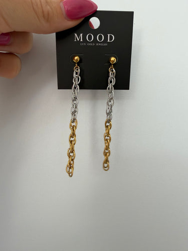 Della Drop Chain Earrings
