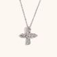 Hammered Cross Necklace