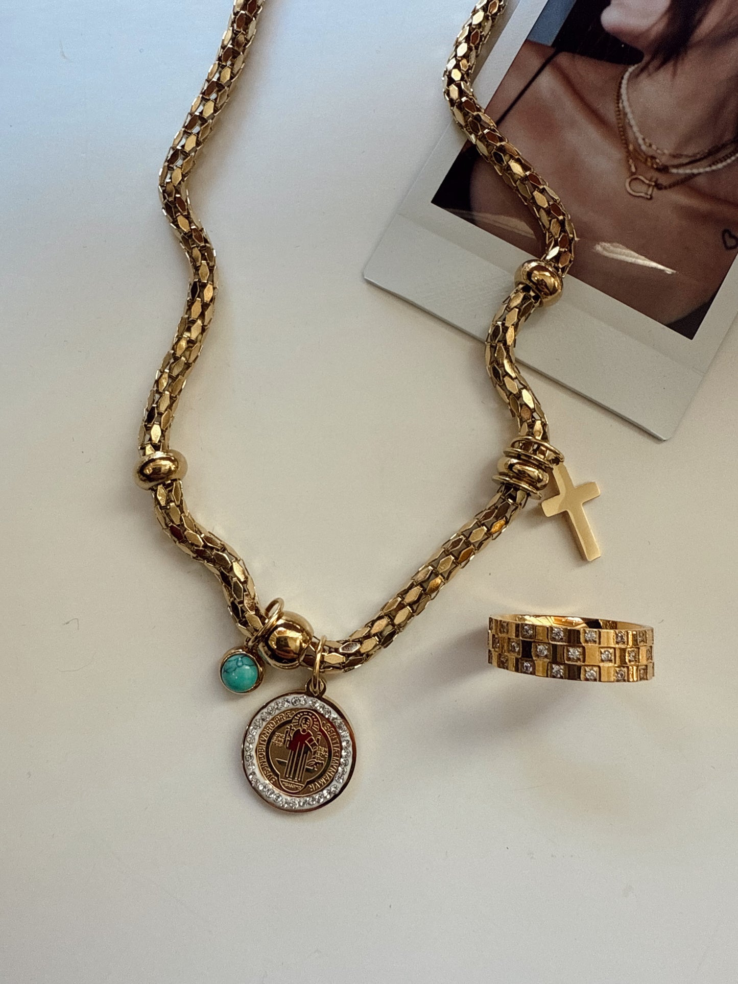 Scottie Cross Charm Necklace