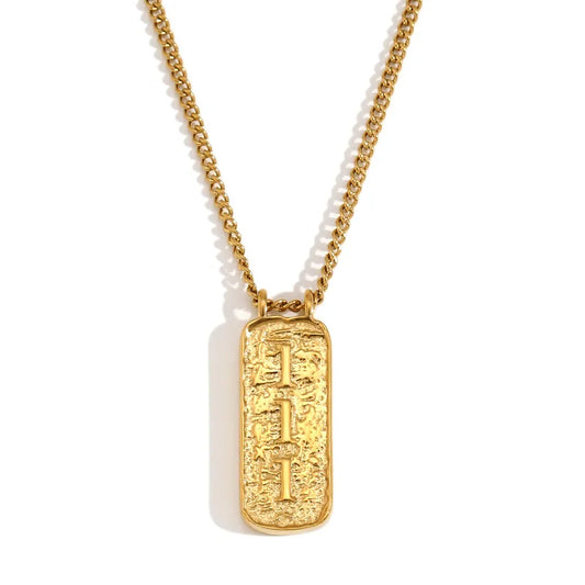 Aligned in Gold Necklace