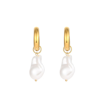 St Tropez Vacation Pearl Earrings