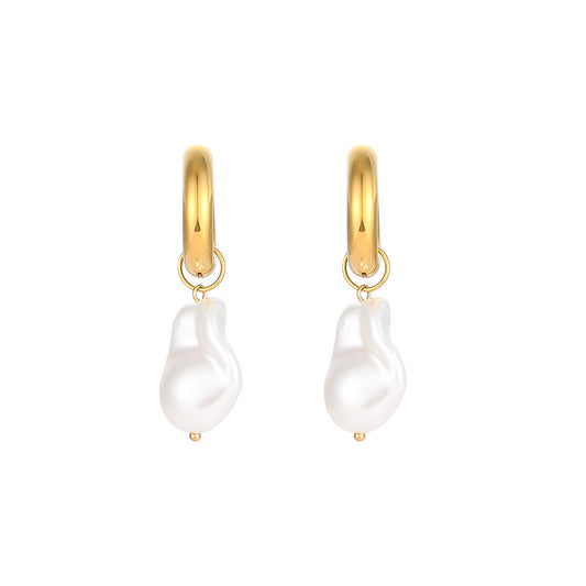 St Tropez Vacation Pearl Earrings