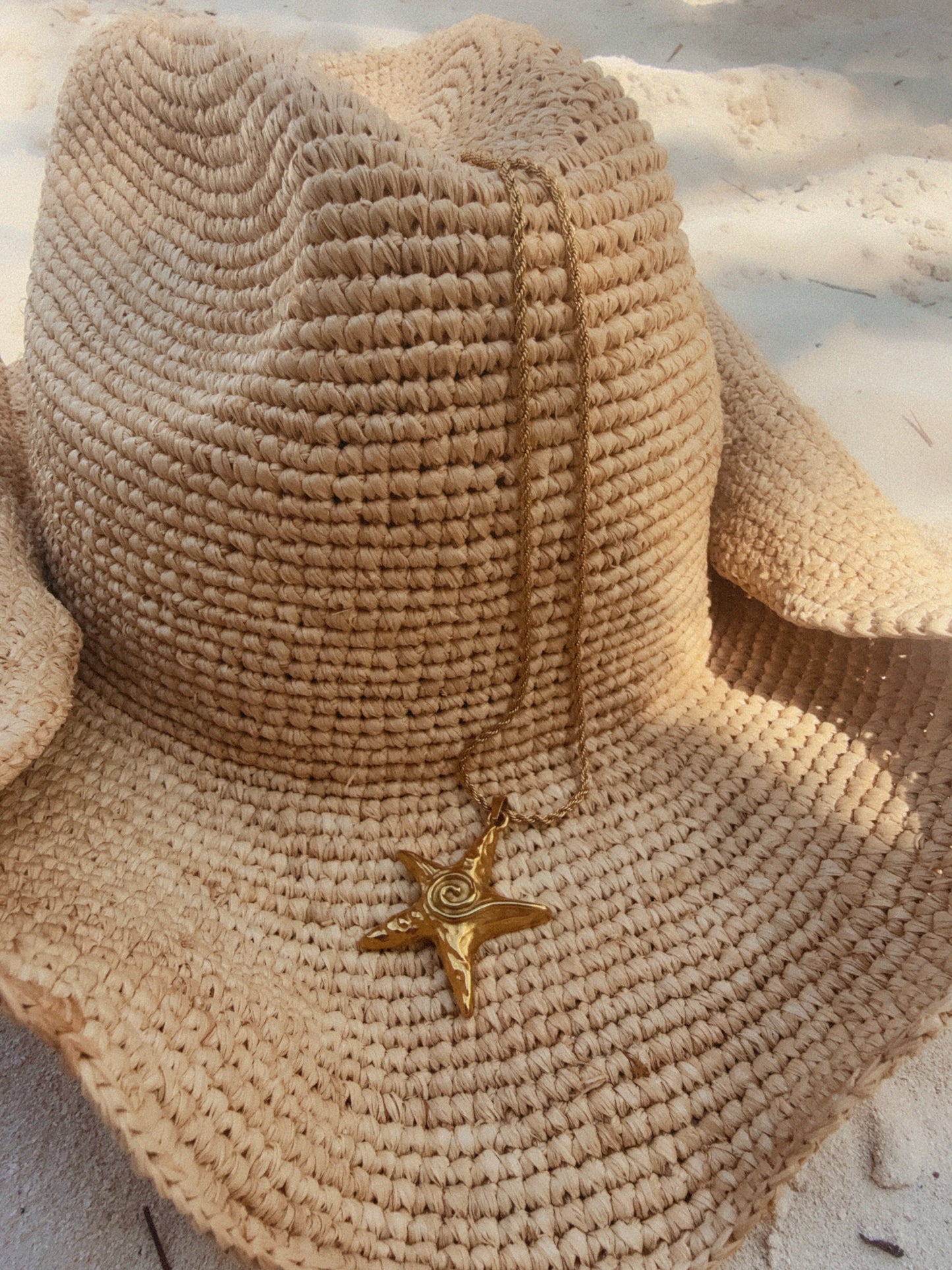 Swirled Starfish Necklace