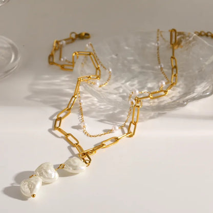 Lover Girl Heart Pre-Stacked Necklace