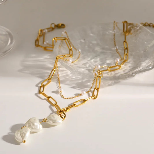 Lover Girl Heart Pre-Stacked Necklace