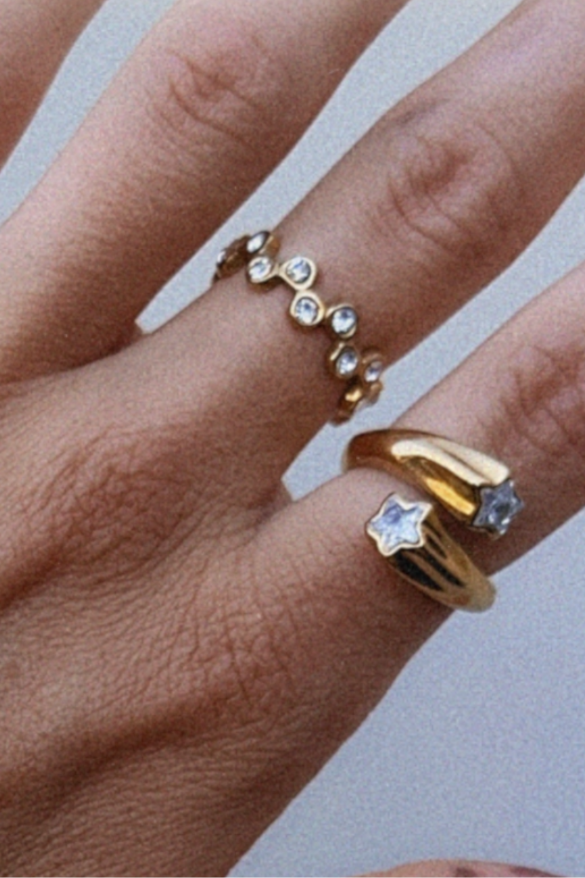 Starlit Wave Ring