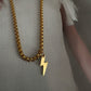 Lightening Bolt Long Necklace