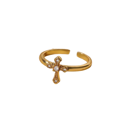 Reverie Cross Open Ring